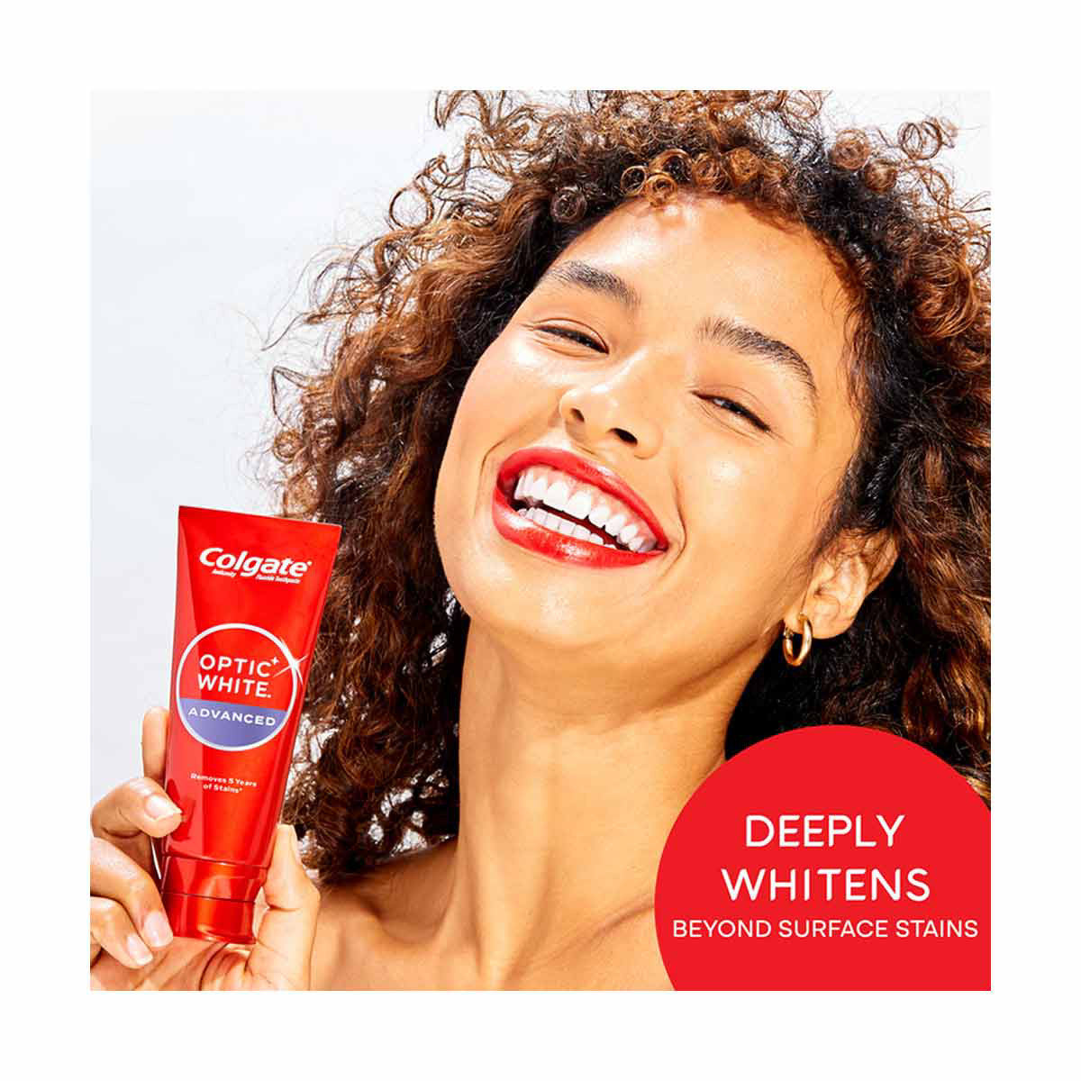 Colgate Optic White Advanced Teeth Whitening Toothpaste - Sparkling White