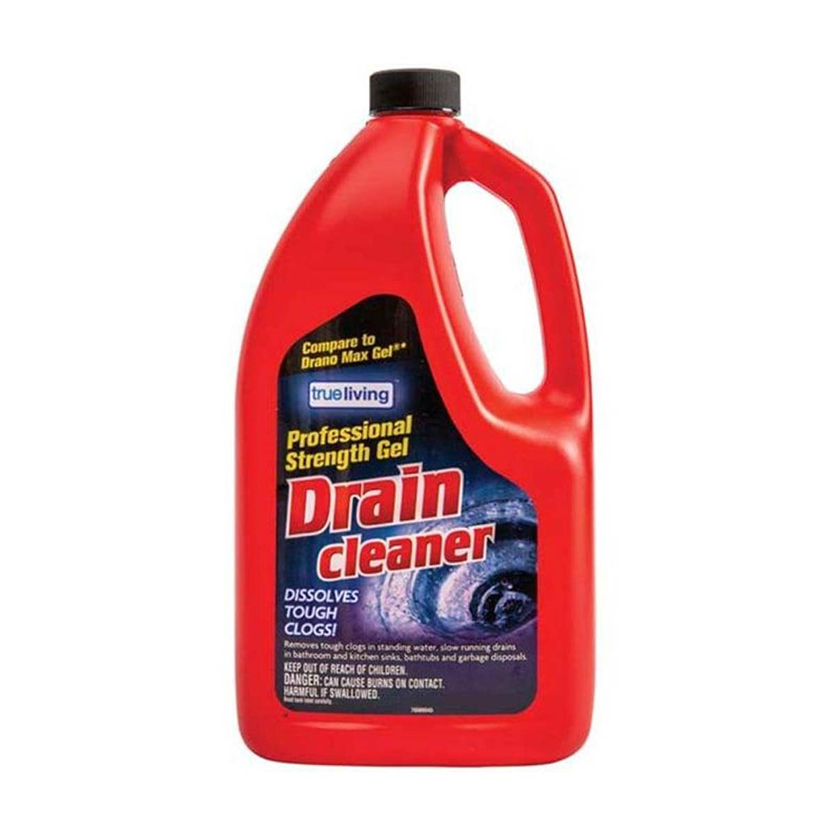 True Living Professional Strength Gel Drain Cleaner, 80 oz