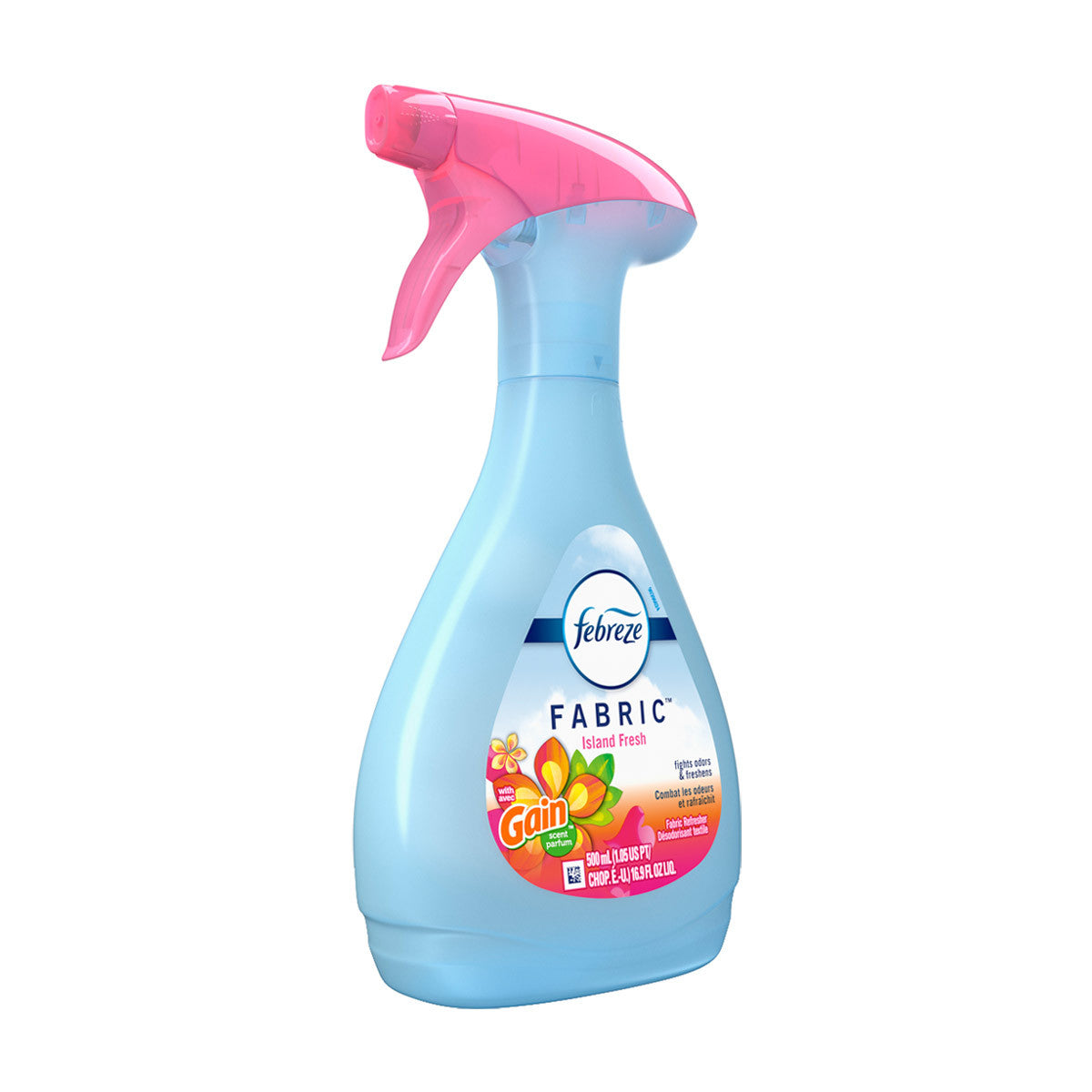 Febreze Odor-Fighting Fabric Refresher with Gain Scent, Island Fresh, 16.9 fl oz