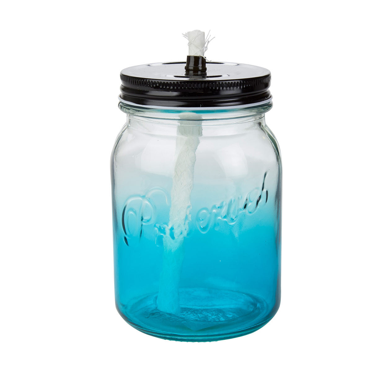 Glass Mason Jar Tiki Torch, Assorted
