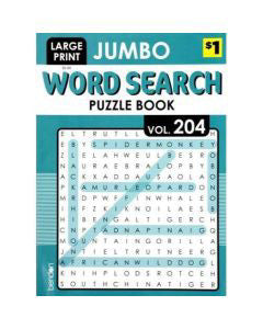 Jumbo Large Print Word Search Puzzle Book, A1 & B3