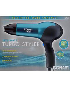 Conair 1875 Watt Turbo Styler, Blue