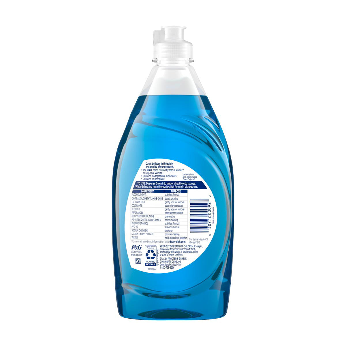 Dawn Ultra Dishwashing Liquid, Original Scent, 15.5 fl oz