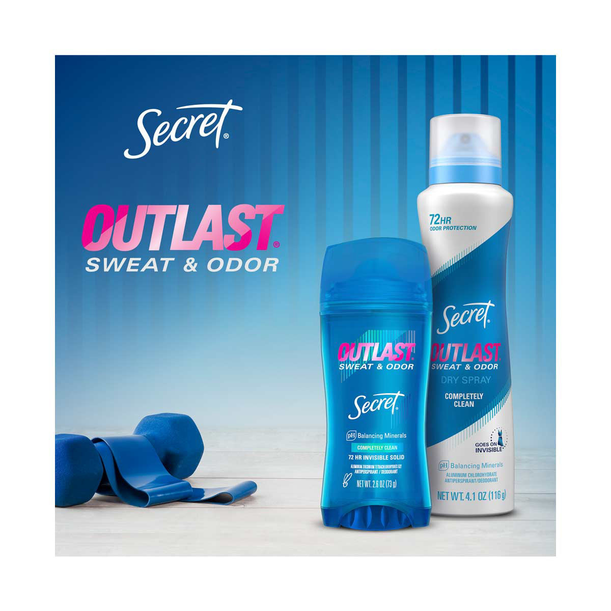 Secret Outlast Clear Gel Antiperspirant Deodorant for Women, Protecting Powder 3.4 oz