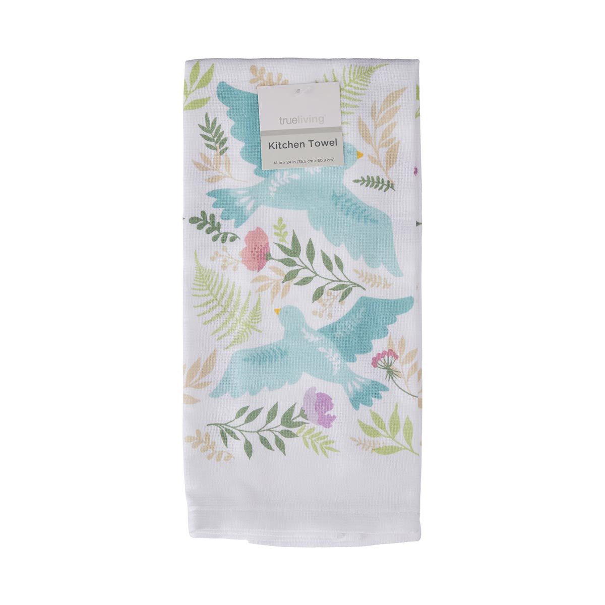 TrueLiving Kitchen Towels, 14 in x 24 in, Assorted