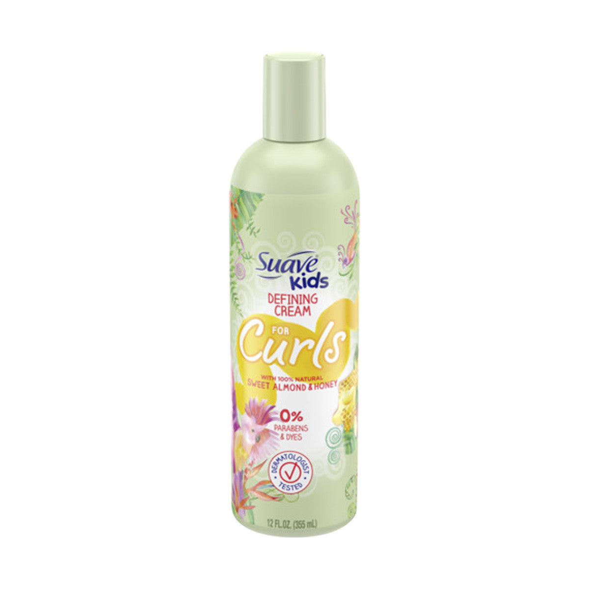 Suave Kids Naturals Curl Defining Cream Sweet Almond and Honey, 12 fl oz