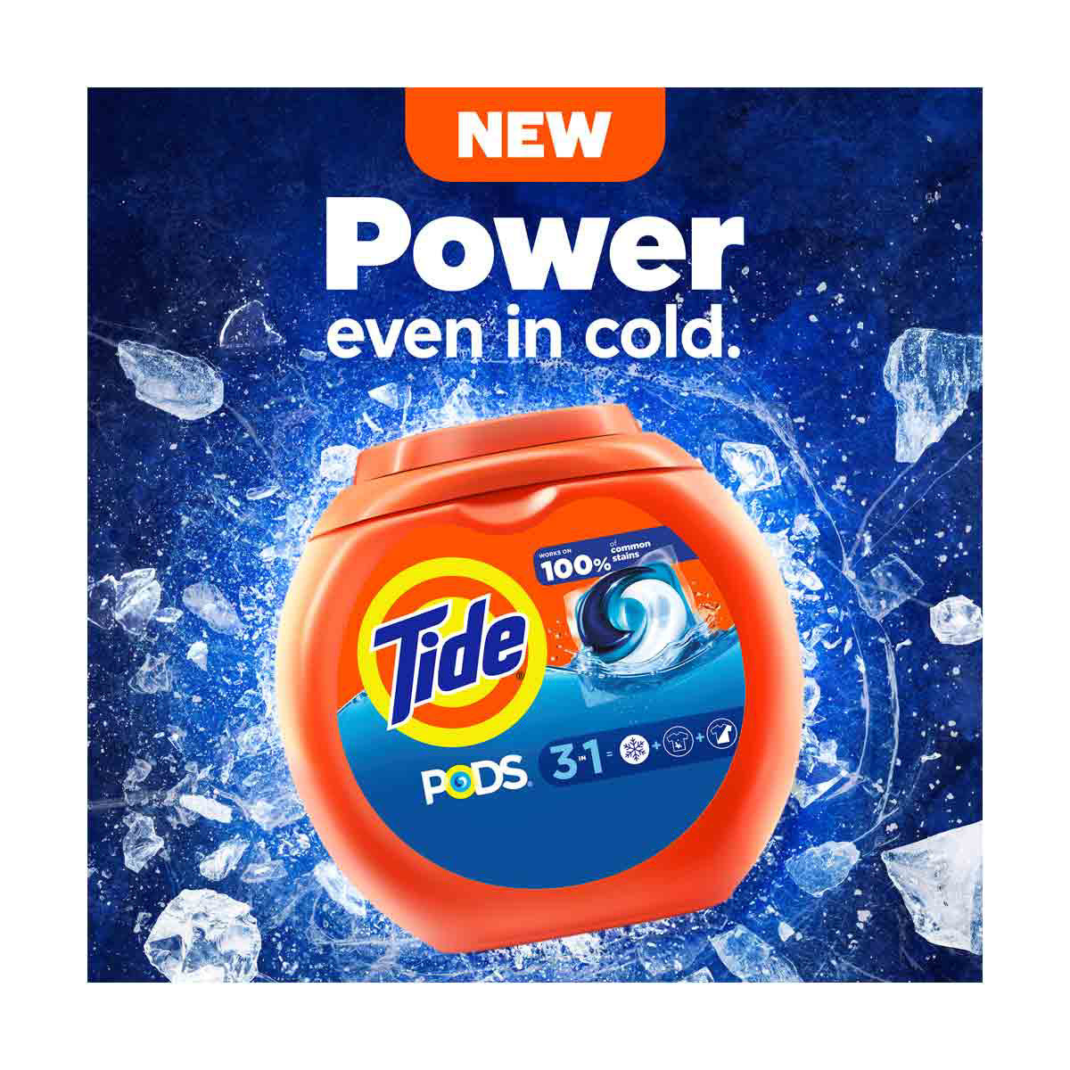 Tide PODS Laundry Detergent Pacs, Original Scent, 16 Count, Powerful 3-in-1 Clean in one Step, HE Compatible