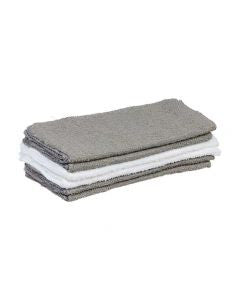 Super Value 18-Pack Multi-Purpose Washcloths, 100% Cotton, 11 in x 11 in, Assorted