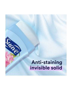 Suave Invisible Solid Antiperspirant Deodorant, Sweet Pea & Violet, 2.6 oz