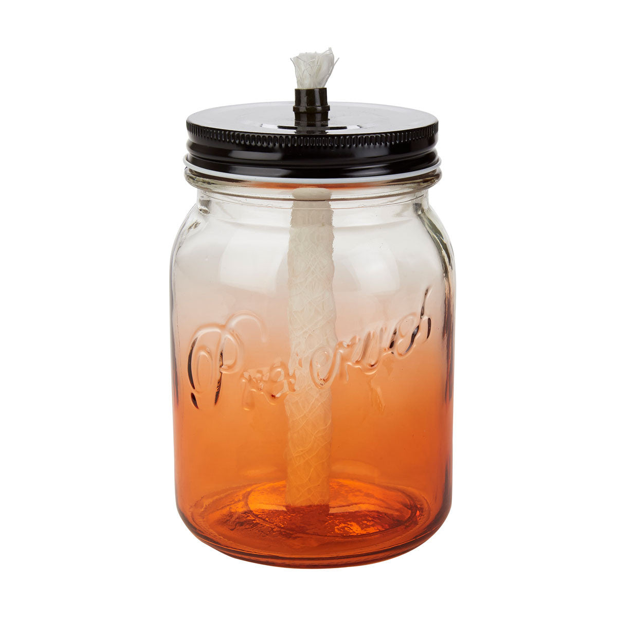 Glass Mason Jar Tiki Torch, Assorted