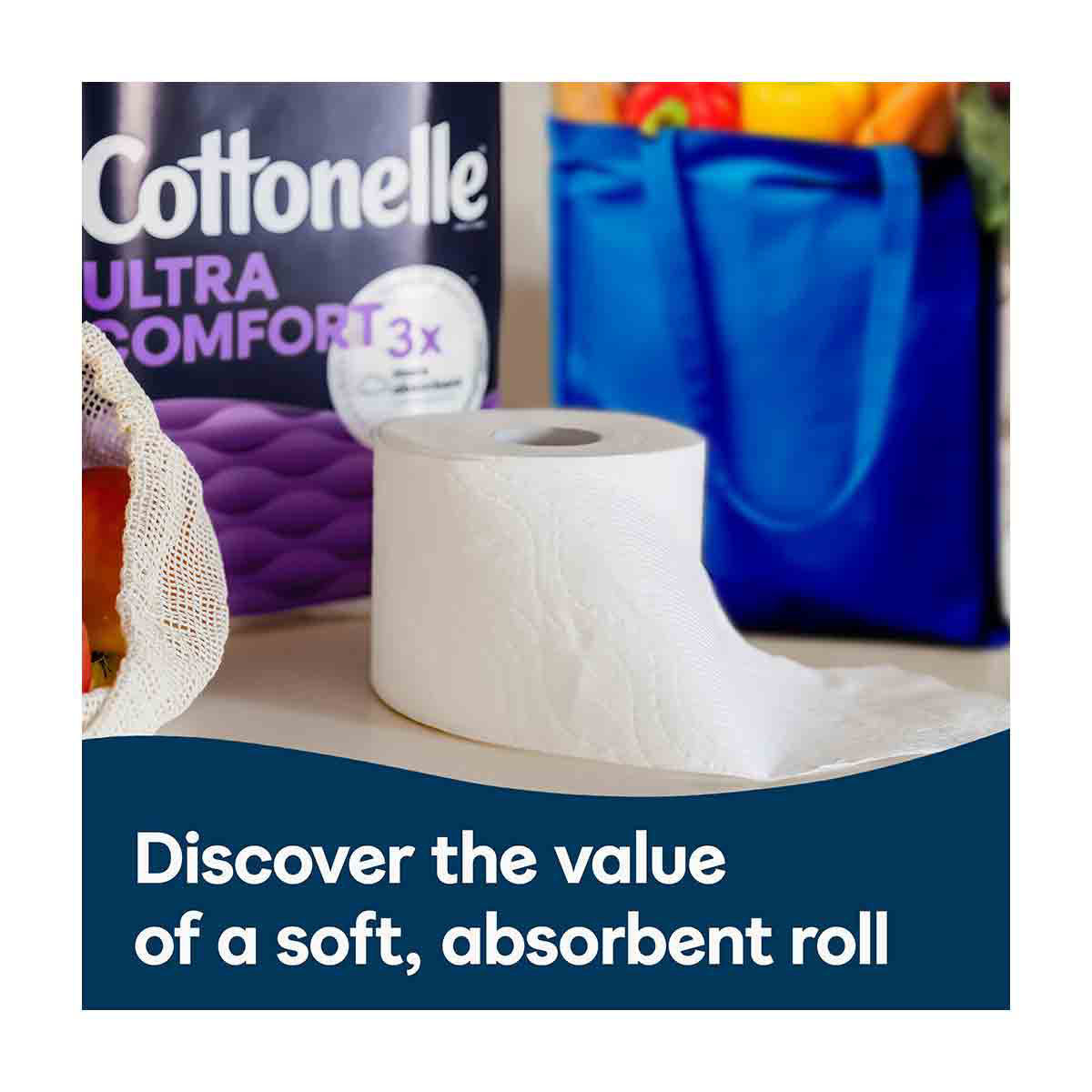 Cottonelle Ultra Comfort Toilet Paper, Strong Toilet Tissue, 9 Mega Rolls (9 Mega Rolls = 36 Regular Rolls), 244 Sheets Per Roll