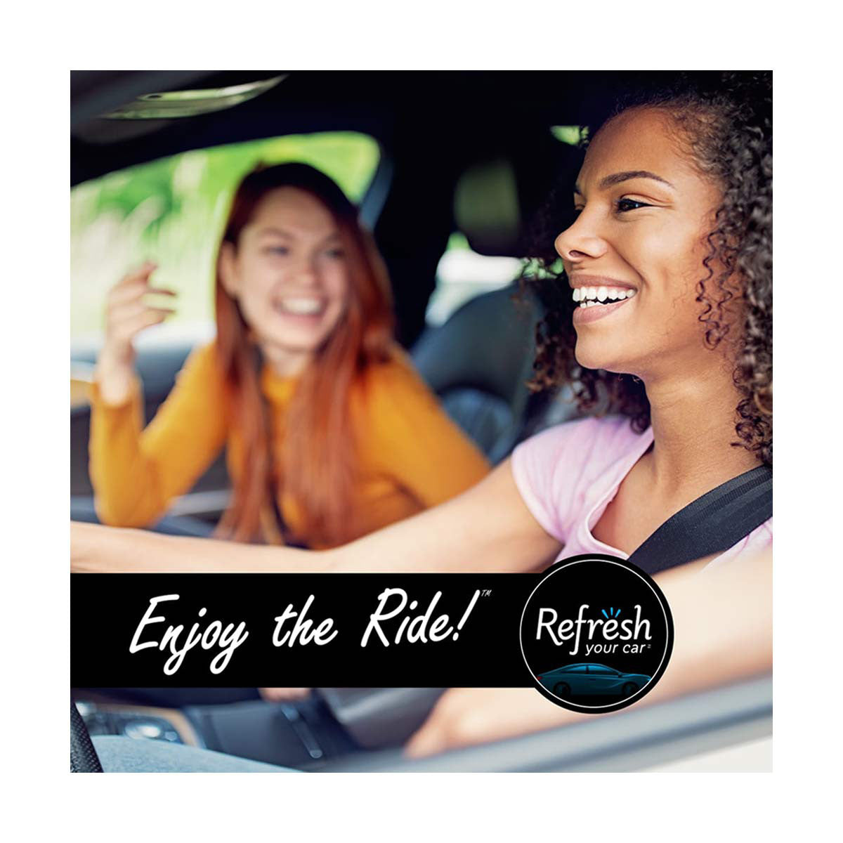Refresh Your Car Air Freshener Diffuser, New Car/Cool Breeze, 2 ct