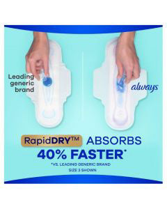 Always Ultra Thin Pads Size 3 Extra Super Long Absorbency Unscented with Wings, 28 Count