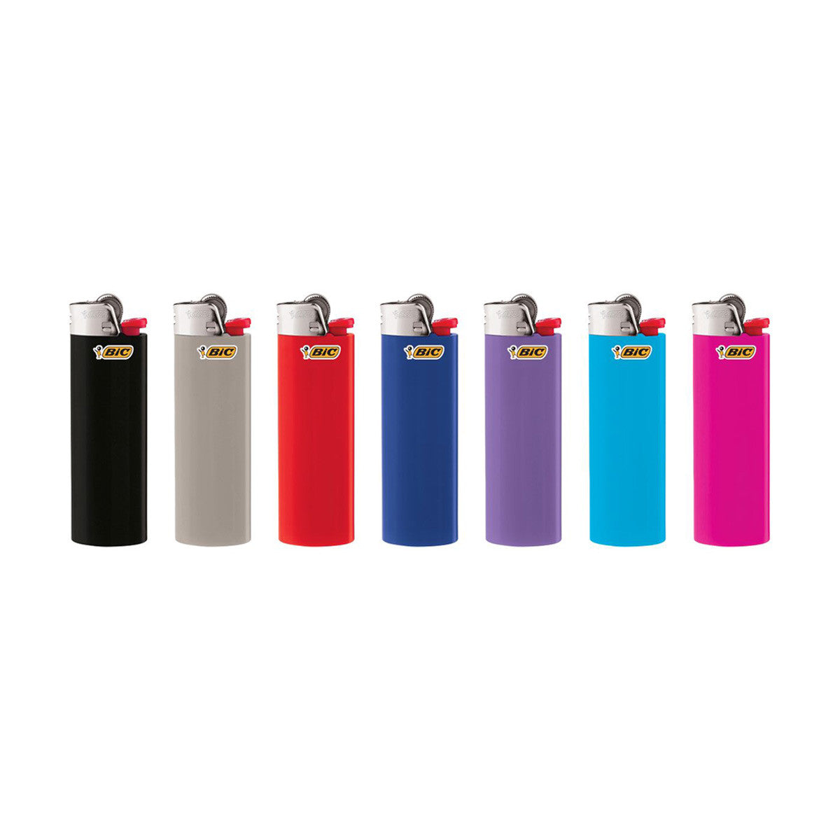 BIC Classic Lighters, Pocket Style, Assorted Colors, 7 ct