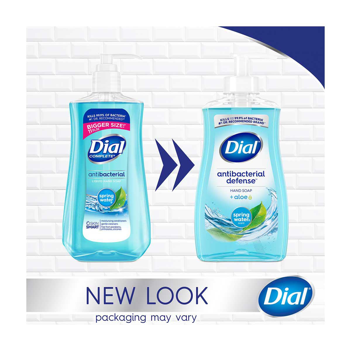 Dial Complete Spring Water Antibacterial Liquid Hand Soap, 11 fl oz