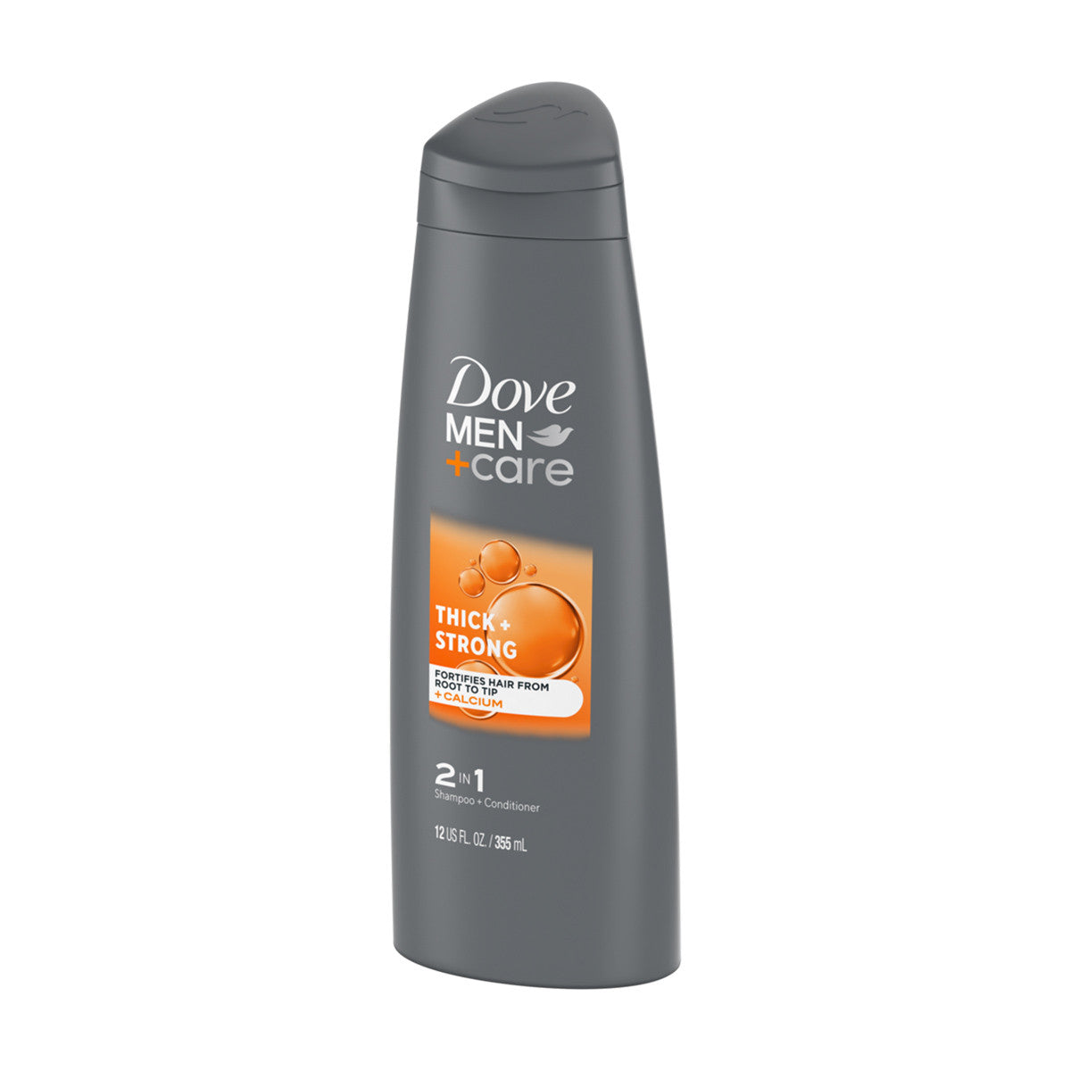 Dove Men+Care Thick and Strong 2 in 1 Shampoo and Conditioner, 12 oz