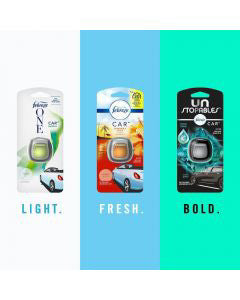 Febreze Car Odor-Eliminating Air Freshener Vent Clip, Linen & Sky, 1 ct