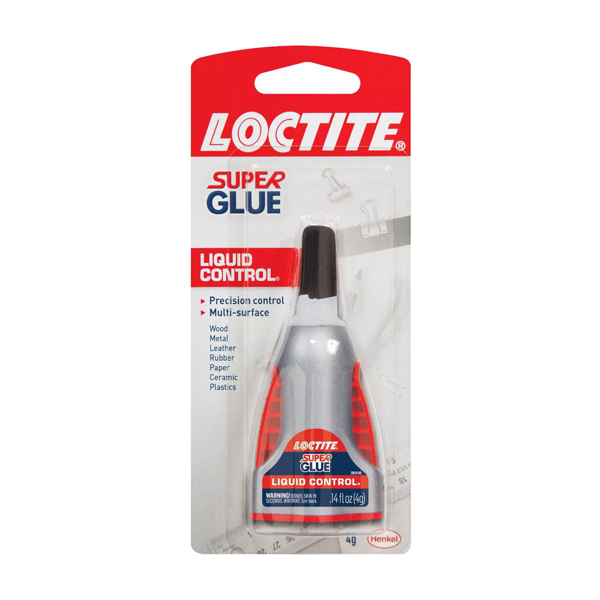 Loctite Super Glue Liquid Control, Multi-Surface, 0.14 fl oz