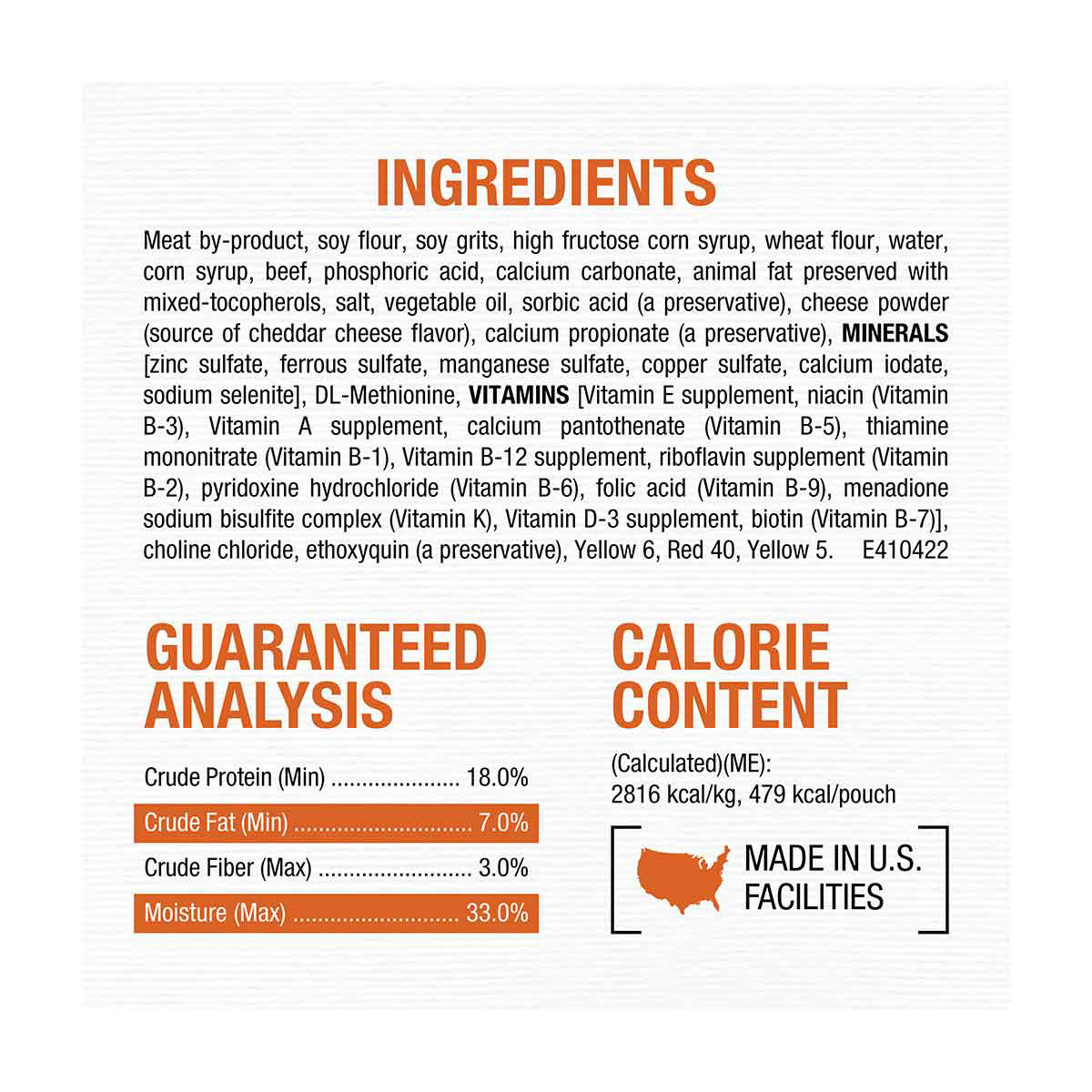 Moist & Meaty Burger with Cheddar Cheese Flavor Soft Dog Food Pouches, 6 ct