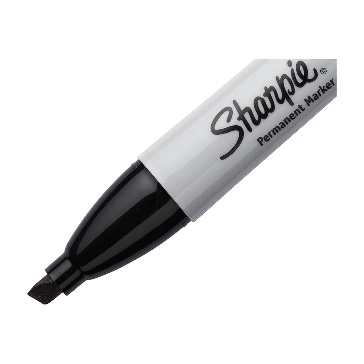 Sharpie Broad Chisel Point Black Permanent Markers, 2 Count