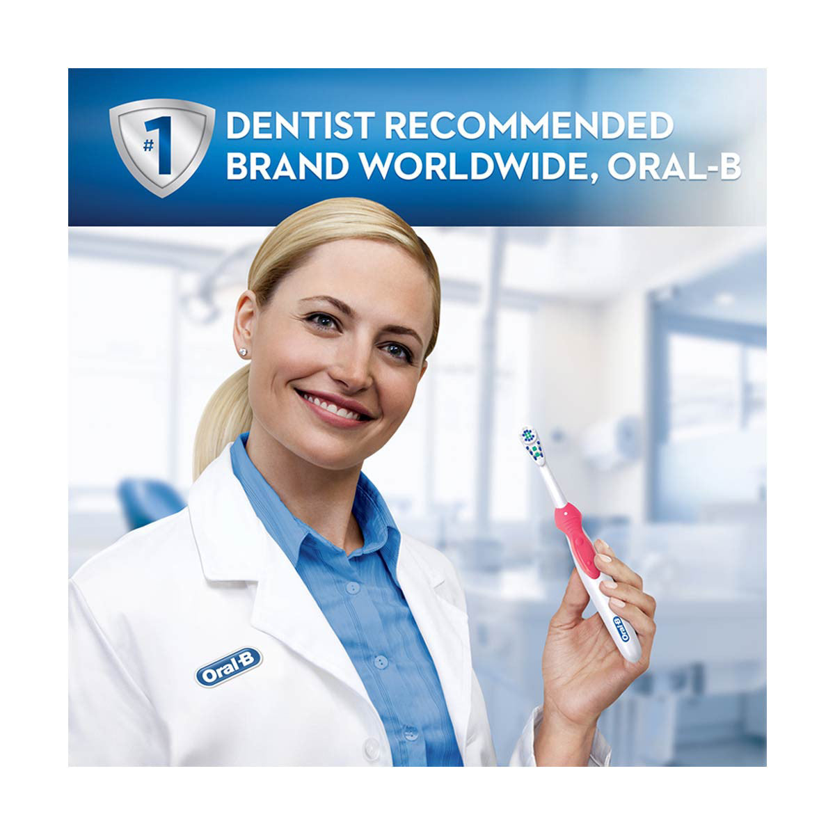 Oral-B Complete Deep Clean Battery Powered Electric Toothbrush, 1 Count, Colors May Vary