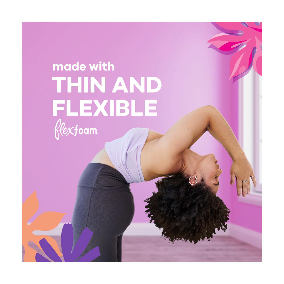 Always Radiant with FlexFoam Pads with Wings, Size 2 Heavy Flow, 26 ct
