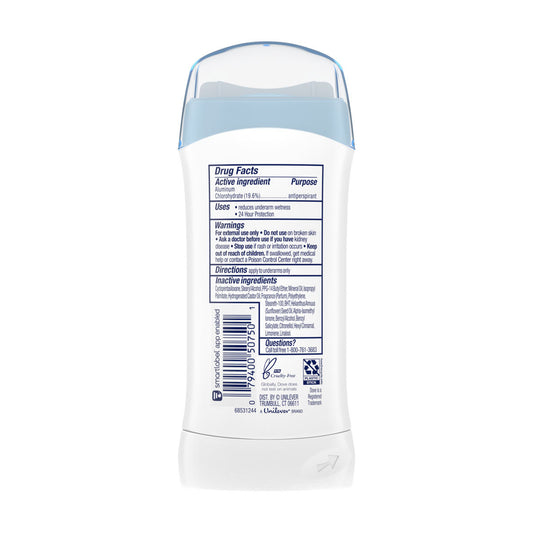 Dove Women's Invisible Solid Fresh Antiperspirant Deodorant Stick, 2.6 oz