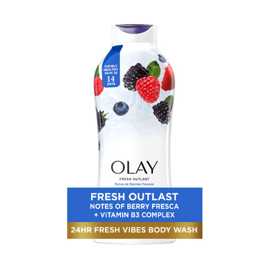 Olay Fresh Outlast Body Wash with Notes of Berries Frescas, 22 fl oz