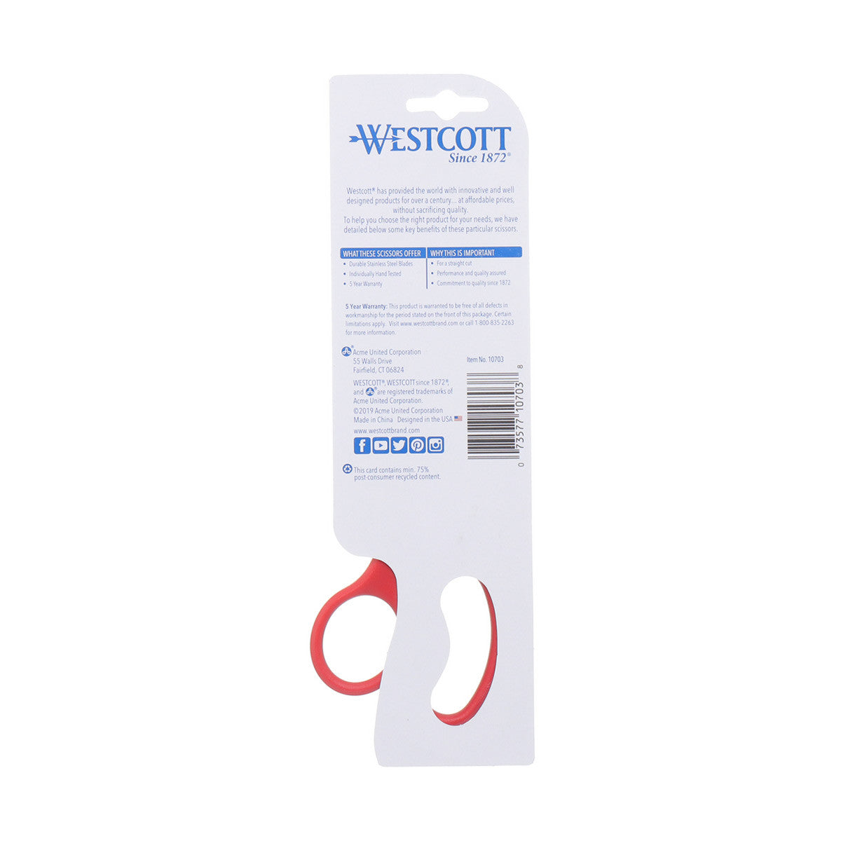 Westcott All Purpose Scissors, 8-inch