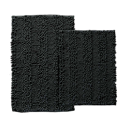 2 Piece Chenille Bath Rug Set, Assorted