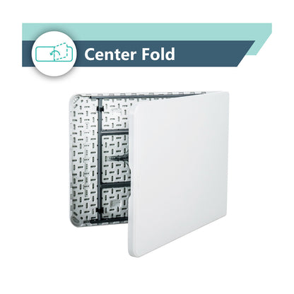 Peakform Center Fold Table, 6 ft