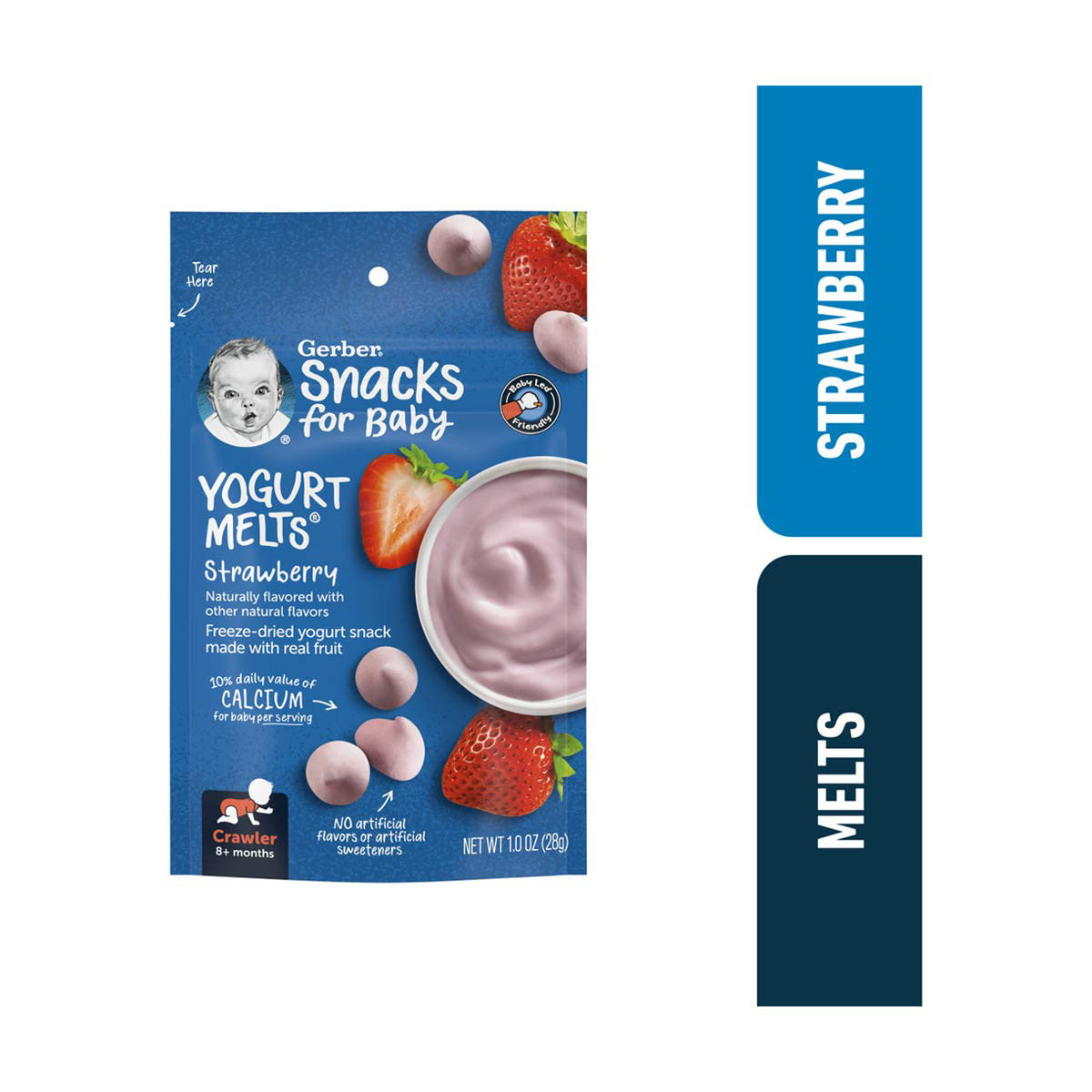Gerber Snacks For Baby Strawberry Yogurt Melts, 1 oz