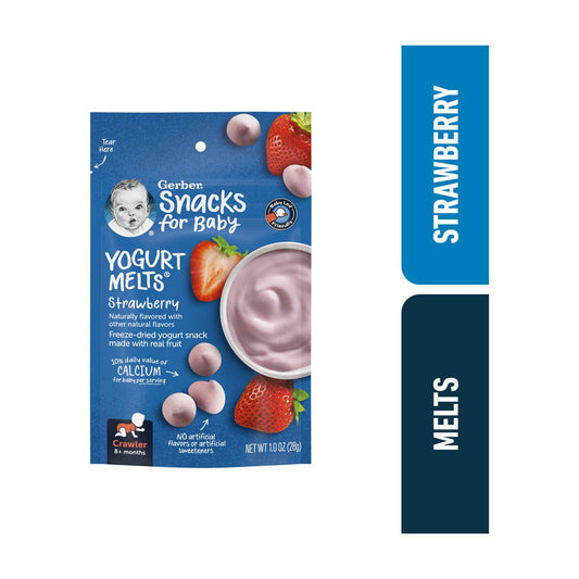 Gerber Snacks For Baby Strawberry Yogurt Melts, 1 oz