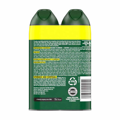 OFF! Deep Woods Insect Repellent V, Up to 8 Hours of Mosquito Protection, 6 oz, 2 Count