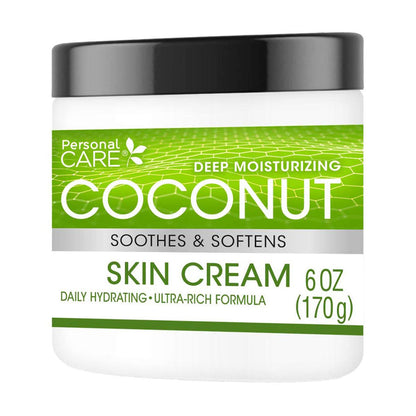 Personal Care Deep Moisturizing Skin Cream, Coconut - 6 oz