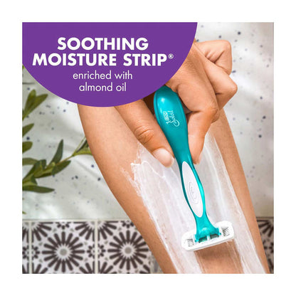 BIC Soleil Escape Women's Disposable Razors With 4 Blades - Lavender & Eucalyptus, 4 ct