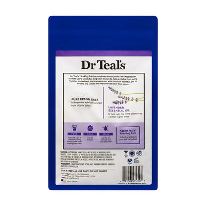 Dr Teal's Pure Epsom Salt Soaking Solution with Lavender 3 lb