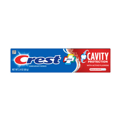 Crest Plus Cavity Protection Toothpaste, Regular Paste, 2.4 oz