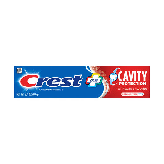 Crest Plus Cavity Protection Toothpaste, Regular Paste, 2.4 oz