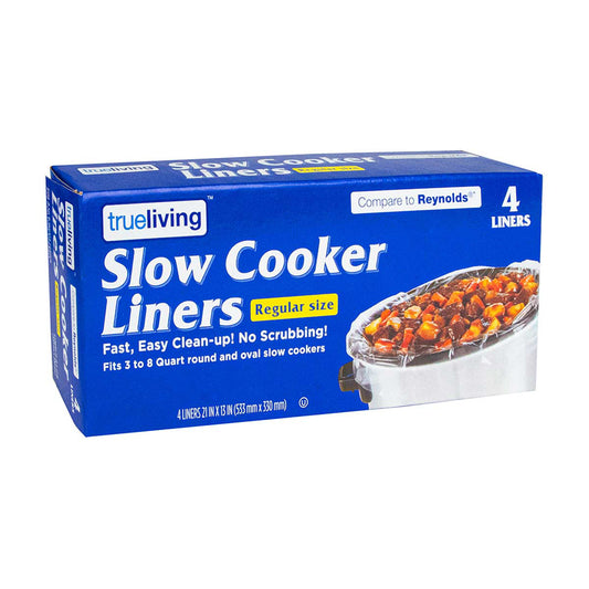 TrueLiving Slow Cooker Liners, 4 ct
