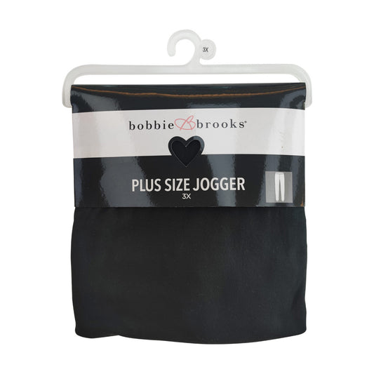 Bobbie Brooks Ladies Core Black Jogger, 3X
