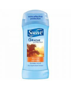 Suave Invisible Solid Antiperspirant Deodorant, Tropical Paradise, 2.6 oz