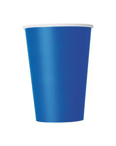 321 Party! 12 oz Royal Blue Paper Cups, 10 ct