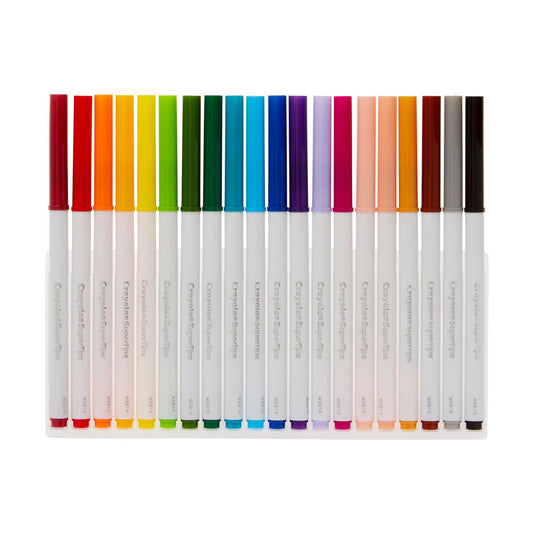 Crayola Super Tips Washable Markers, 20 Count