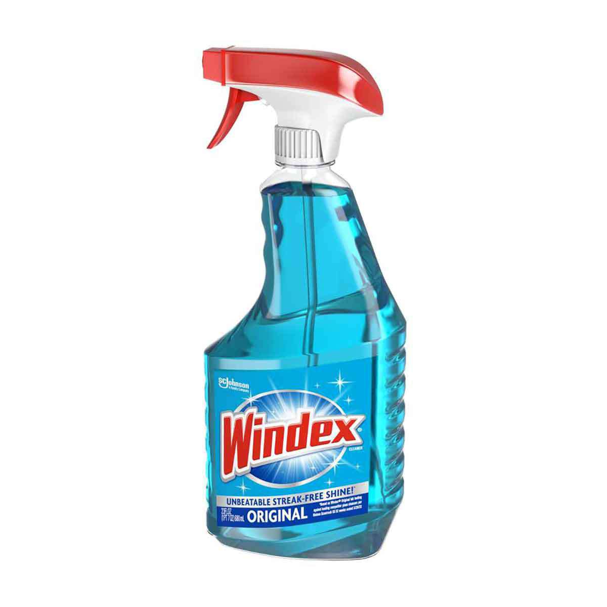 Windex® Glass Cleaner, Original Blue, Spray Bottle, 23 fl oz