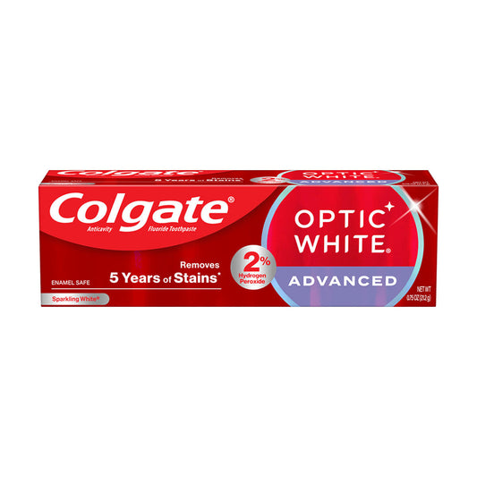 Colgate Optic White Advanced Teeth Whitening Toothpaste - Sparkling White