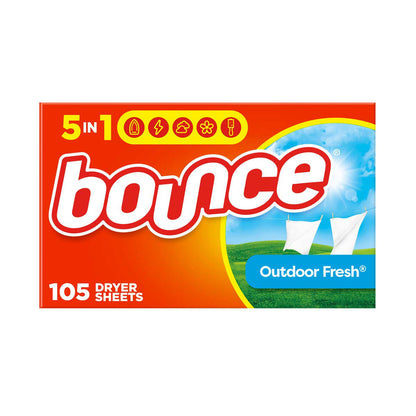 Bounce Outdoor Fresh Dryer Sheets, 105 ct