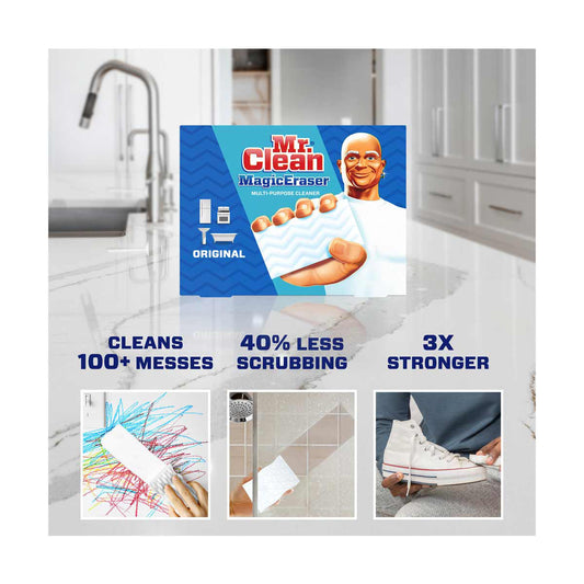 Mr. Clean Magic Eraser Original Multi-Purpose Cleaner Pads, 3 ct