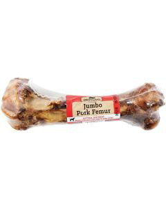 Heartland Farms Jumbo Pork Femur Dog Treat, 1 ct
