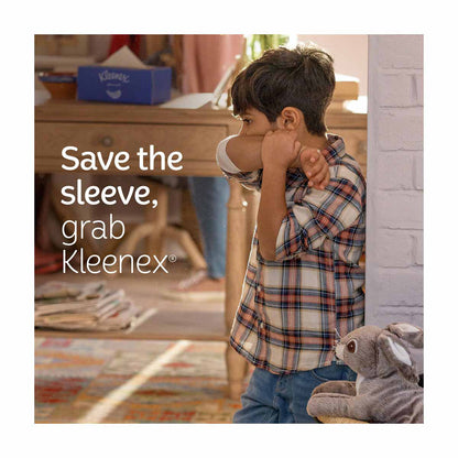 Kleenex Trusted Care Everyday Clean Facial Tissues, 1 Flat Box, 200 ct